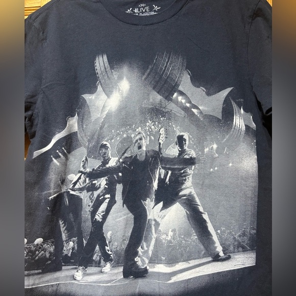 2011 U2 360Tour Concert Band T-Shirt African Cotton Men’s Medium EUC - Picture 5 of 6